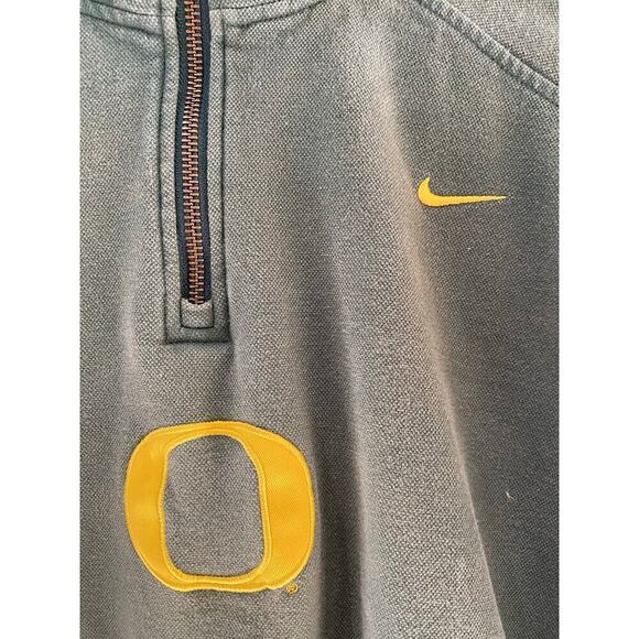 Nike University Of Oregon Ducks Half Zip Pullover On-Field Jacket Size Medium - Picture 3 of 6